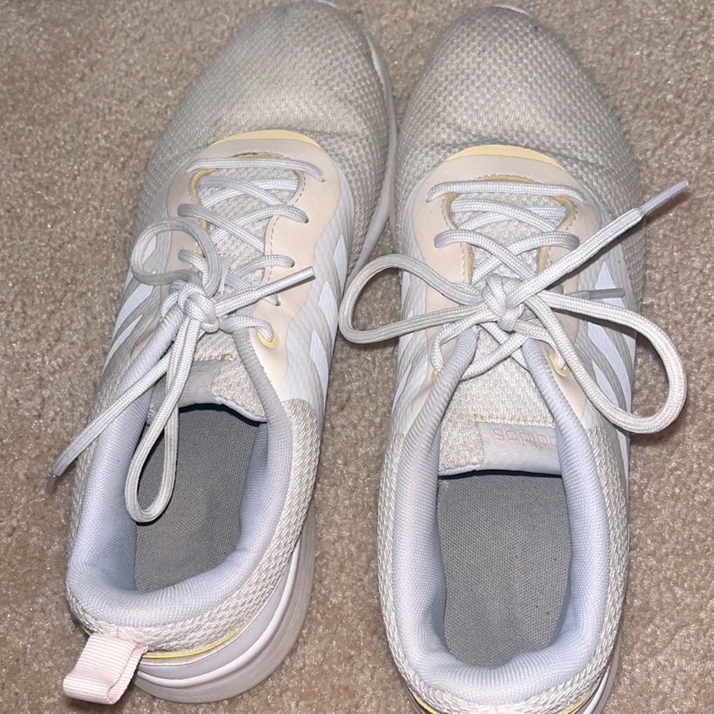 White Adidas Tennis Shoes Womens